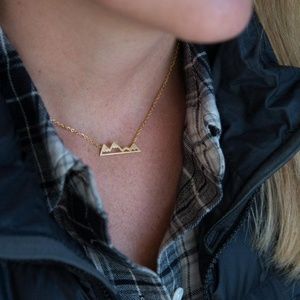 Snowy Mountain Necklace